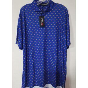 RLX Ralph Lauren Golf Floral Print Polo Men's Large NWT
